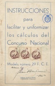 Instrucciones para facilitar y uniformizar los cálculos de Concurso Nacional