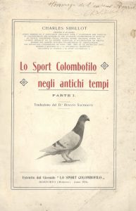 Lo sport colombofilo negli antichi tempi. Parte I. (1916)