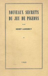 Nouveaux Secrets du Jeu de Pigeons. (1960)