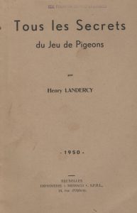 Tous les Secrets du Jeu de Pingeons. (1950)